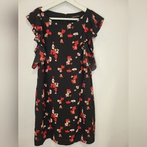 Black and Red Banana Republic Dress